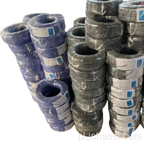 Anty-kwasowy UL3135 24# niebieski silikonowy drut elektryczny